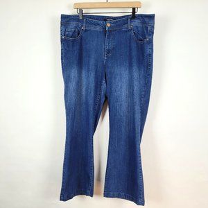 Roz & Ali Boot Cut Jeans Plus Size NWOT
